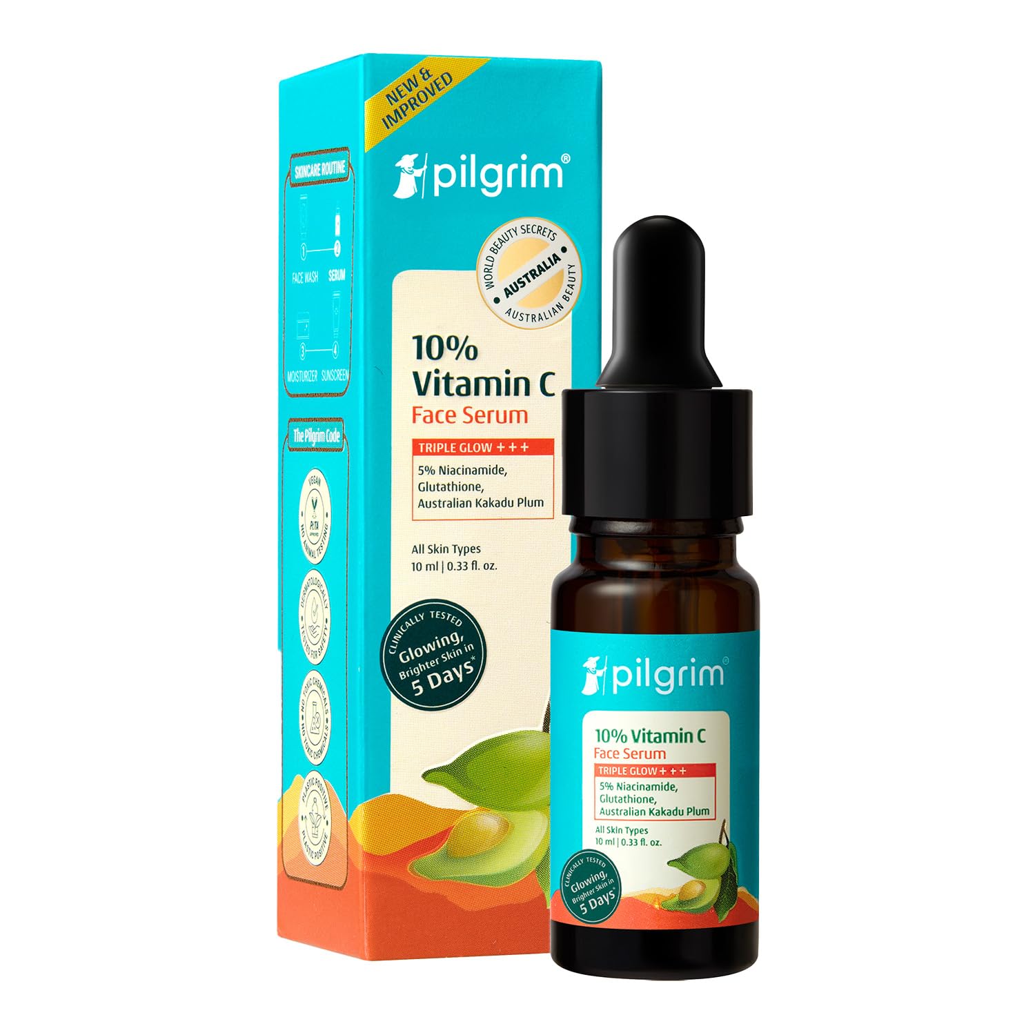Pilgrim 10% Vitamin C Face Serum For Daily Brightness 10 *