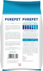 Purepet Adult Dry Dog Food 1 kg Pack | Chicken & Vegetable Flavour | Hair Ball Protection | Heart Care | Skin Health | Taurine for Healthy Heart - Image 2