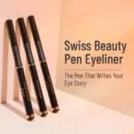 SWISS BEAUTY Waterproof And Long Wearing Bold Felt Tip Pen Glossy Eyeliner | Smudge Proof Eye Makeup | Quick Drying | Black, 1.2Ml - Image 2