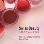 Swiss Beauty 3-in-1 Cream N'Tint for Lips,eyes and cheeks| Long lasting and easily blendable | With Jojoba oil and Glycerine | Shade - Fruity Fig, 8Gm| - Image 2