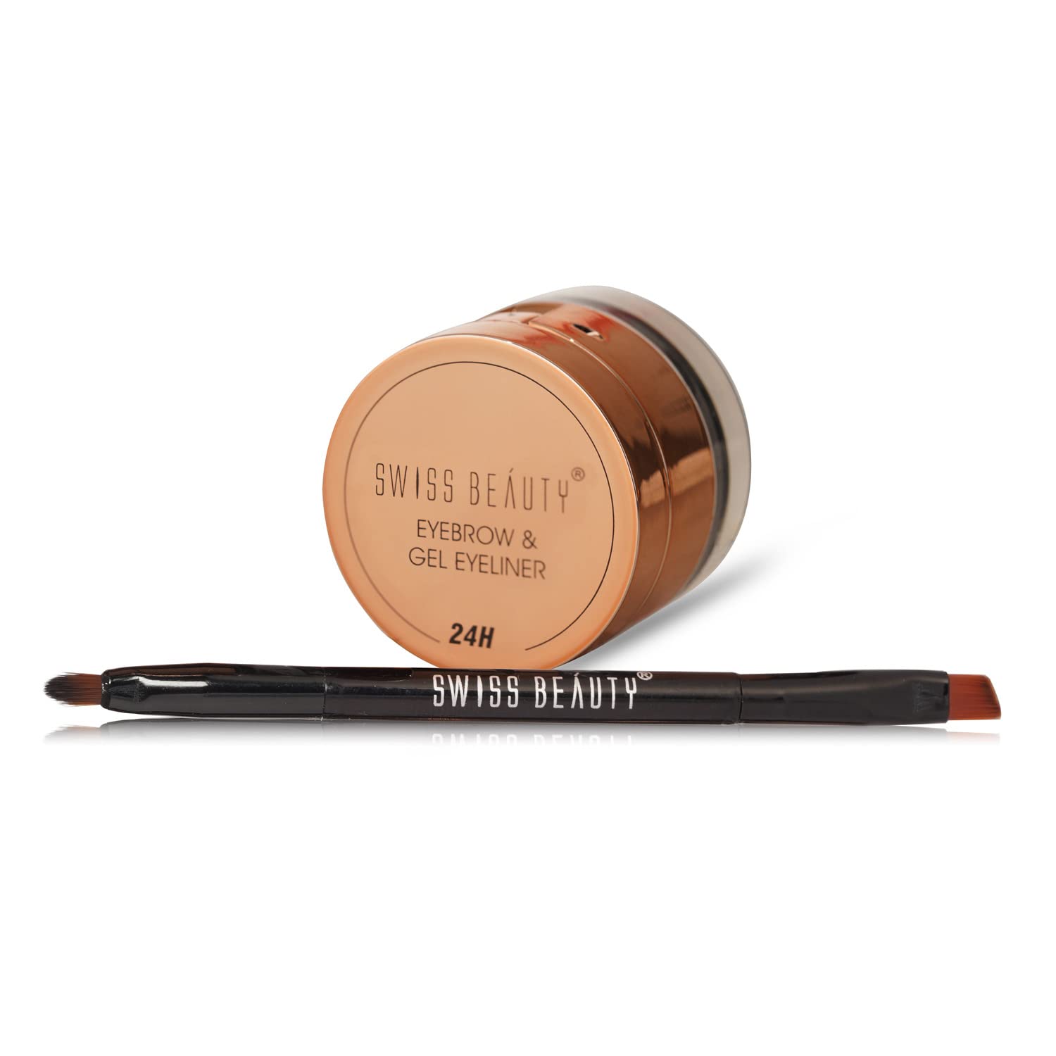 Swiss Beauty Waterproof Eyebrow & Gel Eyeliner 2 In 1 *