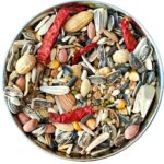 The Birds Company All Life Stages Exotic Seed Blend of 20 Grains & Exotic Nuts, Fortified with Spirulina & Cuttlefish Bone, Bird Food for Medium Parrots, African Grey, Conures, Eclectus, 450 g - Image 2