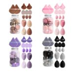 14 Pcs Makeup Sponges Set With Storage Case, Latex Free Flawless Soft Setting, Beauty Blender Sponge Suitable for Liquid, Cream and Powder - Multicolored - Image 2