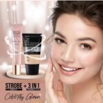 FACES CANADA Strobe Cream Mini- Rose Gold, 18ml | Primer + Highlighter + Moisturizer | Shea Butter & Hyaluronic Acid | Intense Hydration | Flawless Radiant Dewy Skin | Illuminating & Glowing Makeup Base - Image 5