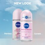 NIVEA Pearl and Beauty 50ml Deo Underarm Roll On | With Pearl Extracts & Avocado Oil | 72 H Long Lasting Floral Scent | 0% Alcohol and Dermat Approved | For Women - Image 7
