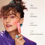 Swiss Beauty Cream It Up Blush | Highly pigmented | Super-blendable | Long-lasting | Enriched with Shea Butter | Multipurpose | Shade-03 Cheeky Peach, 10ml - Image 4