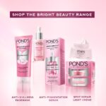 Pond's Bright Beauty Light Cream with UV Filter | Niasorcinol | 100x Better than Vitamin C | Niacinamide | Fades Dark Spots, Brightens Skin, 50g - Image 9