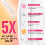 RENEE Everyday Face Bright Serum In Cream | Brighter, Hydrated Skin | Reduces Dark Spots, Even Skin Tone | With Niacinamide, Hyaluronic acid & Glutathione | 50 ml - Image 3