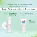 Sebamed Clear Face Care Gel 50 ml|pH 5.5 |Acne/ pimple prone skin|Hyaluronic acid & Aloe Vera|Water based Moisturiser | non sticky l Toxin free - Image 6