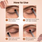 HUDA GIRL Beauty Rose Gold Remastered + Nude Edition Eyeshadow Palette Combo Kit - 36 Matte and Shimmer Finishes, Includes Black Eyeshadow - Complete Eye Shadow Palette Set - Image 9