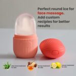 Aegon Ice Roller for Face | Ice Roller for Face Massager | Face Ice Roller for Men & Women | Ice Cube Roller for Glowing Skin & Puffy Eyes | Reusable & Unbreakable (Pink) - Image 3