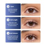 MARS Double Trouble Volumizing and Lengthening Mascara | 2-in-1 Mascara for Women | Long Lasting (15 ml) (Black) - Image 8