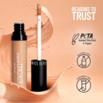 Swiss Beauty Liquid Light Weight Concealer With Full Coverage |Easily Blendable Concealer For Face Makeup With Matte Finish | Shade- Sand-Sable, 6g - Image 7