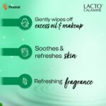 Lacto Calamine Daily Cleansing Face Wipes 25N Each - Pack of 2 | Makeup Remover Wipes | Wet Tissue for Face with Aloe Vera, Cucumber & Vitamin E | Wet Wipes for Women & Men | Paraben & Alcohol Free - Image 3