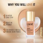 LAKMÉ Powerplay Priming Foundation, Natural, Flawless Finish, Medium To Full Coverage, Built in Primer, Long Lasting Liquid, SPF 20, Neutral Medium, 25ml - Image 6