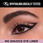 INSIGHT No Smudge Eyeliner - Black | Intense Matte Finish | Quick Drying |Smooth Application | Waterproof | Smudgeproof, 4 ml - Image 4