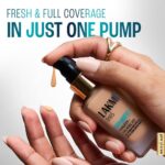 Lakme 9to5 Hya Matte Foundation + Hyaluronic Acid Warm Beige - 25ml - Image 10