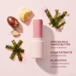 Sammmm FIRST CRUSH Dual Core Blush Stick Sorbet (Peach Pink,7.5g) | Cute Creamy Blusher for Cheeks, Eyes, Lips for Dewy Finish | Blendable & Lightweight Stick Blush For Face Makeup | For Young Skin - Image 4