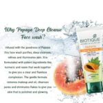 Biotique Papaya Deep Cleanse Face Wash | Gentle Exfoliation | Visibly Glowing Skin | 100% Botanical Extracts| Suitable for All Skin Types | 2x100ml - Image 7