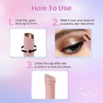 Swiss Beauty Jelly Verse Eyeshadow Glow Stick | Rich Colour Payoff | Crease-Proof | Sparkling Shine | 6 Stellar Shades | Shade- 3. Solar Flash, 3g - Image 6