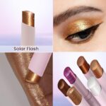 Swiss Beauty Jelly Verse Eyeshadow Glow Stick | Rich Colour Payoff | Crease-Proof | Sparkling Shine | 6 Stellar Shades | Shade- 3. Solar Flash, 3g - Image 8