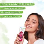 Mamaearth Beetroot Daily Glow Face Cream With Beetroot & Hyaluronic Acid - 80 g | Gives Hydrated Pink Glow | Gives Instant Brightening Effect | Lightweight & Non-Greasy | Natural Glow | For All Skin Types - Image 4