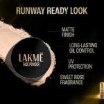 Lakme Forever Matte Face Powder, Matte Finish, Oil Cointrol, for rosy glow, Soft Pink, 40g (OG Collection) - Image 4
