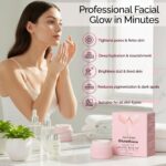 Bee & Beauty Glutathione 7-Step Facial Kit for Skin Brightening Clear Glow & Tan Removal | Deep Hydration Pore Tightening Radiance Boost | Korean Inspired Professional Face Care | All Skin Types - Image 4