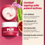 PLIX Pomegranate Youth Renewal Complete Care Combo | Cleanser, Retinol Serum, Night Cream & Lip Mask | Reduces Fine Lines, Hydrates & Brightens Skin & Lips - Image 5