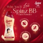 Spinz BB Brightening & Beauty Face Talc for Instant Brightness | Lasts 2X Longer, Covers Dark Spots and Blemishes, Gives Soft and Smooth Skin (Natural Beige) – 70 gm - Image 3