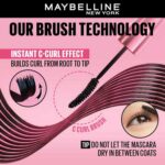 Maybelline New York Mascara, Highly Pigmented Colour, Long-lasting, Waterproof, Hypercurl , Black, 9.2ml - Image 4