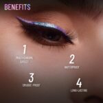 SWISS BEAUTY Holographic Shimmery Pencil Eyeliner | Waterproof, Smudge Proof, Long Lasting Pencil Eyeliner With Easy Application | Shade- Coloured Earth, 0.2G, Multicolor - Image 3