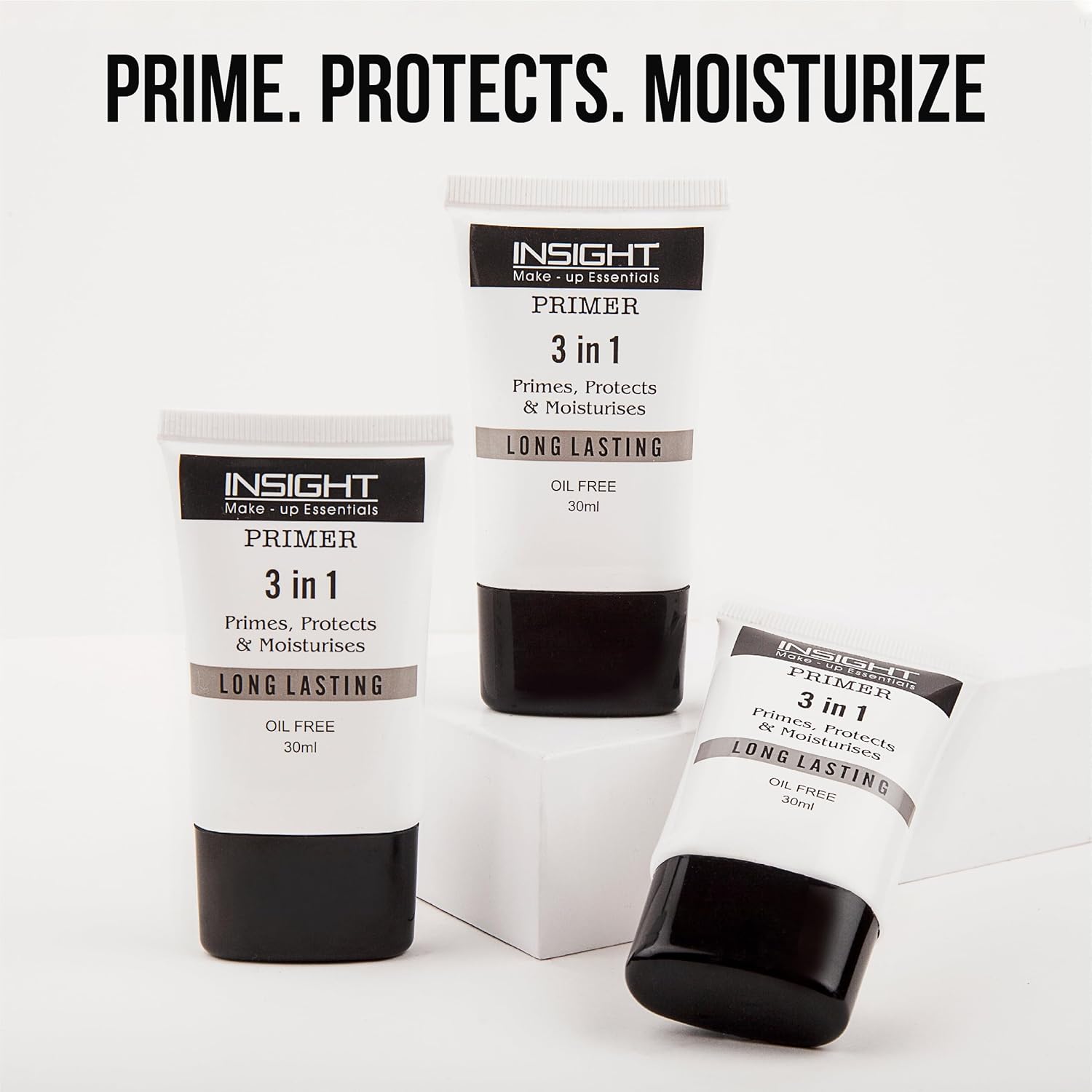 INSIGHT 3-in-1 Primer | Matte Finish | Primes, Protects & Moisturizes | Oil-Free with Pore Blurring | Long-Lasting Formula | For All Skin Types | 10 ml - Image 8