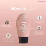 Suroskie My Glow All-In-One Tinted Sunscreen Spf 30 Moisturizer 60 Ml Light Shade | Natural Glowy Finish | Intense Hydration & Uva/Uvb Protection | Sweat Resistant | Niacinamide Cream For Men & Women - Image 5