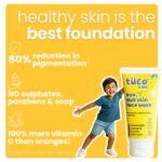 Tuco® Kids Kumkumadi Glow Kit | Dull Skin Face Wash & Kumkumadi Face Cream | Brightens, Fights Tan & Dull Spots | Paraben & SLS Free | Safe for Baby-50gm Pack of 2 - Image 4