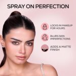 RENEE Bollywood Filter Blurring Setting Spray for Face Makeup, Matte Finish & Pore Blur Effect with Niacinamide & Hyaluronic Acid, Long Lasting Makeup Fixer & Shine Control, Fine Mist 100ml - Image 3