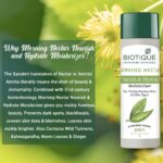Biotique Morning Nectar Flawless Skin Moisturizer Lotion L Prevents Dark Spots, Blackheads And Blemishes L Visibly Flawless Skin L Nourishes And Hydrates Skin L All Skin Types L 190Ml - Image 6