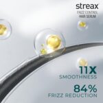 Streax Frizz Control Hair Serum for Dry Frizzy Hair- 100 ml, 72hrs Frizz Free Hair, For Women & Men, With Bio – Elixir, 84% Frizz Reduction & 11X smoothness - Image 4
