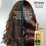 Streax Frizz Control Hair Serum for Dry Frizzy Hair- 100 ml, 72hrs Frizz Free Hair, For Women & Men, With Bio – Elixir, 84% Frizz Reduction & 11X smoothness - Image 6