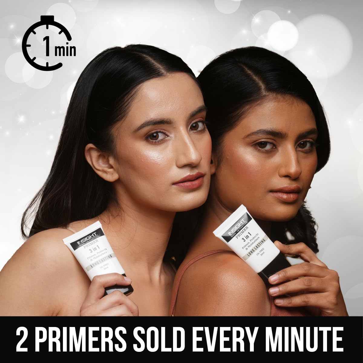 INSIGHT 3-in-1 Primer | Matte Finish | Primes, Protects & Moisturizes | Oil-Free with Pore Blurring | Long-Lasting Formula | For All Skin Types | 30ml - Image 7