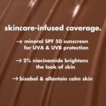 e.l.f. Halo Glow Skin Tint SPF 50, Tinted Moisturiser For Light, Buildable Coverage, Creates A Natural Glow, Vegan & Cruelty-Free, 7 Medium Warm - Image 5