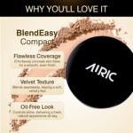 Auric BlendEasy Compact Powder | Earthy Tan, 9g | Lightweight, Matte Finish, Oil-Free | Long-Lasting, Suitable for All Skin Types - Image 4