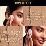 Auric BlendEasy Compact Powder | Earthy Tan, 9g | Lightweight, Matte Finish, Oil-Free | Long-Lasting, Suitable for All Skin Types - Image 5