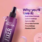 Hilary Rhoda Ultimate Makeup Fixer | Long-Lasting, Hydrating & Weightless Setting Spray | Waterproof Makeup Fix | Infused with Niacinamide & Hyaluronic Acid | Non Sticky | Glowing & Flawless Finish | 100ml - Image 5