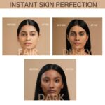 Charmacy Milano Matte Foundation 01 Cream | SPF 25, Buildable Coverage, Hydrating, Seamless Blend, 30ml | Suitable for All Skin Types | Liquid Foundation - Image 3