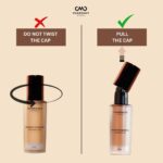 Charmacy Milano Matte Foundation 01 Cream | SPF 25, Buildable Coverage, Hydrating, Seamless Blend, 30ml | Suitable for All Skin Types | Liquid Foundation - Image 7
