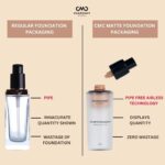 Charmacy Milano Matte Foundation 01 Cream | SPF 25, Buildable Coverage, Hydrating, Seamless Blend, 30ml | Suitable for All Skin Types | Liquid Foundation - Image 8