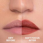 Typsy Beauty Pout Cloud Matte Lip Balm | Blurring Finish, Tinted Lip Balm with Peptides, Ceramides & Vitamin C & E | Rich colour payoff with long-lasting stain I Deep Pink - Strawberry Soufflé - Image 7