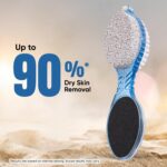 VEGA 4 in 1 Feet Pedicure Tools with Foot Scrubber, Pumice Stone, Foot Rasp and Black Emery for Home Foot Care, Soft Care | Foot File Callus Remover - Multi Purpose Pedicure & Manicure Tool, (PD-02) - Image 4