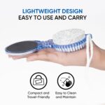 VEGA 4 in 1 Feet Pedicure Tools with Foot Scrubber, Pumice Stone, Foot Rasp and Black Emery for Home Foot Care, Soft Care | Foot File Callus Remover - Multi Purpose Pedicure & Manicure Tool, (PD-02) - Image 7